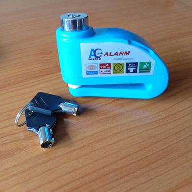🚧 🔐 CANDADO DE DISCO CON ALARMA 8302 CON 2 LLAVES 🔐 🚧 - 6/6
