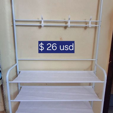 PERCHERO MULTIUSOS, ZAPATERA Y ORGANIZADOR - 2/3