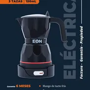 🚧 Cafetera Eléctrica de 3 & 6 Taza Marca EÒN 150 ML & 300 ML Color Gris / Rojo & Negras 🚧 - Img 54219853