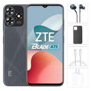 Teléfono ZTE Blade A73 , 4GB Ram + 10GB Virtual, Total 14GB Ram, 128Gb Almacenamiento, Con Cover, Mica y Audífonos - Neg - Img 56319183