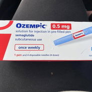 Ozempic (semaglutida) disponible en dosis de 0.5 mg. - Img 56219125