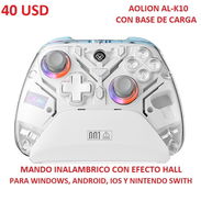MANDO INALAMBRICO AOLION K10, LUCES RGB, PARA WINDOWS, ANDROID, IOS Y NITENDO SWITH. NUEVOS EN CAJA**52437713 - Img 54331015