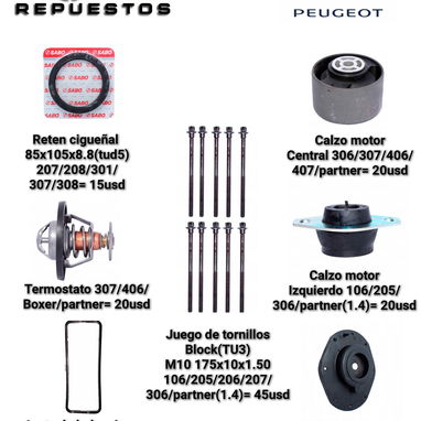 Piezas de Peugeot y Lada nuevas. Contacto +5353885834 - Img 123063490
