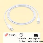 CABLE DE CARGA TIPO C - IPHONE (1M) - Img 54394368
