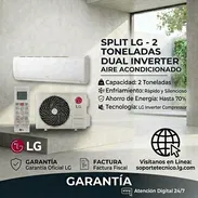 *SPLIT LG DE 2 TONELADAS INVERTER*  *Voltaje* 220v *Refrigerante* R410A  *PRECIO* *850 USD* *GARANTI - Img 57808210