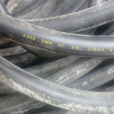 Cable Eléctrico 1AWG, 1/0 y  2/0AWG Múltipelo de Cobre 💯%  Original - 5/5