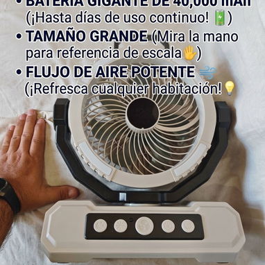 Ventilador F38 Original de 40mil mah - 2/4