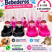 Bebedero de 1 litro para perros y gatos - Img 56028909
