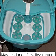 50 USD - Masajeador de Pies tipo cubo, lleva agua la calienta y da masajes por debajo tiene control remoto - Img 57135179