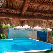 Se renta casa de dos habitaciones en guanabo por el gato verde con piscina. +53 5 8274462 - Img 42747291
