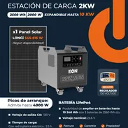 Estación Eon 2kw con panel solar - Img 56129551