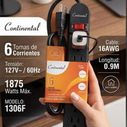 Extensión eléctrica de 6 entradas - Img 56948554