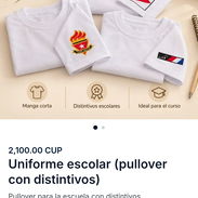 Lo mejor para los uniformes escolares 👇👇👇PULOVER BLANCO *Revisa nuestro Catálogo🎁 y entérate de todo lo que tenemos - Img 57625184