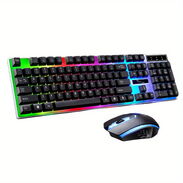 Kit de teclado y mouse con cable RGB para Gamers - Img 45503437