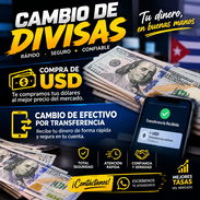 Compro usd Cambio de Divisas USD,CUP,Transferencia 15%radicamos en el cerro esquina de tejas a - Img 57485273