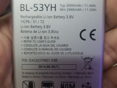 Batería nueva para varios teléfonos LG. 53cuatro4cuatro8cuatro9 - Img main-image