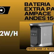 ⚡Batería extra AMPACE ANDES 1500 🔋 1462 Wh Capacidad LiFePO4  🧾 Garantía 15 días  🚛 Mensajería x costo adicional  💸 - Img 55659400