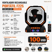 F22S / 40.000 mAh🔋 Ventilador Recargable F22S - Img 57386356