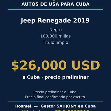 Jeep Renegade 2019 — $26,000 USD - 2/2
