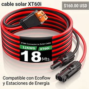 CABLE SOLAR XT60i 18 METROS - Img 54501888