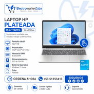 Laptop HP 15.6" Táctil, Intel Core i3 1315U (Modelo: 15-fd0153dx) , 8 GB RAM, 256 GB SSD - Plateada (Nuevo) - Img 55489715