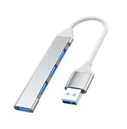 Regleta USB Hub USB Extension OTG Aluminio de 4 Puertos NUEVO Expansor - USB 3.0 Adaptador - CALIDAD a Estrenar - Img 44590521