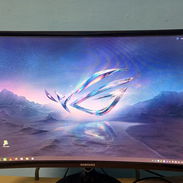 Monitor Samsung curvo 24" 75hz 1080p impecable sin detalles, lo doy con el cable hdmi - Img 55837890