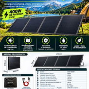 Paneles solares plegables 400W nuevos en caja - Img 58196483