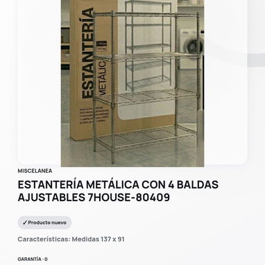Estante de metal - 2/3