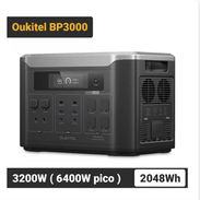 OUKITEL BP3000 * CARACTERÍSTICAS: - Capacidad 2048 Wh - Potencia 3200 W - Pico máximo 6400 W - Img 57880460