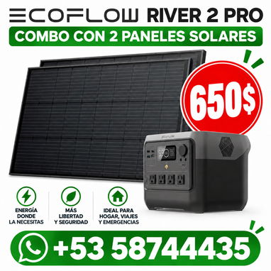 BLUETTI y ECOFLOW +ESTACION DE CARGA + EL MEJOR PRECIO DE CUBA + - 4/10