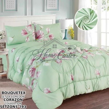 🌸*Edredón de lujo con juego de sábanas incluido Queen*🌸 - (La Lisa) - Img 123044270
