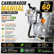 Carburador y Regulador de Gas para Planta Electrica - Img 57046188
