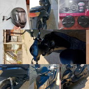 Moto elèctrica àguila viene con bocinas nuevas en cajas y cascos grande incluido - Img 55066026