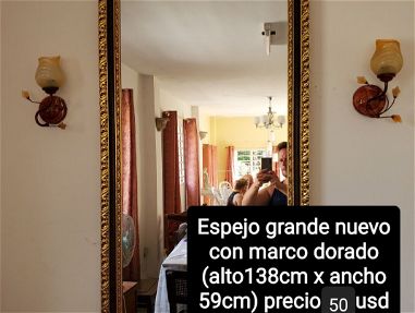 Espejo grande marco dorado - Img main-image-45635638
