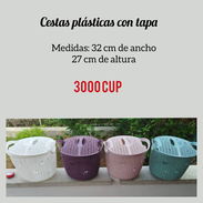 Cestas plasticas con tapa [TH] - Img 53372039