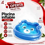 ⛱️*Piscina inflable de niños* 🌈 *Color: 🩵* 📏*Size: 152x90x37cm* 🧸*Edad : +4 años en adelante* 💰 *Precio:5️⃣0️⃣USD - Img 57289535