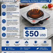 🍳 ¡Hornilla Eléctrica de 1 Quemador – Rápida, Práctica y Segura! ⚡ - Img 57371051