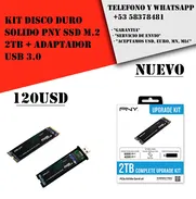 Kit Disco Duro Solido PNY SSD M.2 2TB + Adaptador USB 3.0 "Nuevo Sellado" - Img 49811529