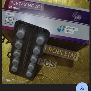 Venta de Cilostazol. Blíster de 10 tabletas de 100 MG en 5500 pesos - 2/2