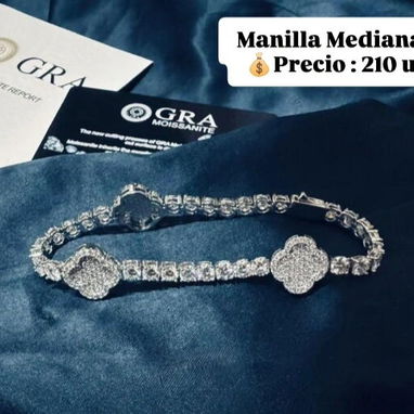 💎✨Manillas Moissanita y Plata 925 ✨💎 - Img 122730021