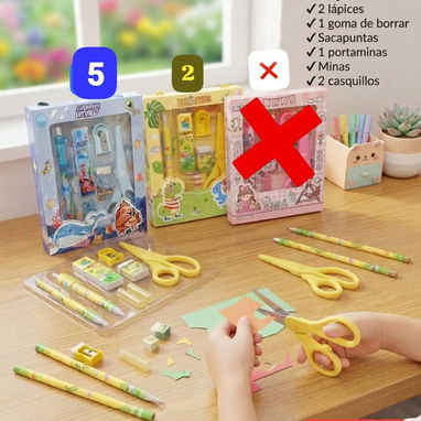 Útiles escolares - 8/10