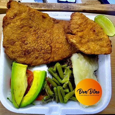 Entrantes🍟 Frituras de Malanga 1200 Croquetas Don Dino 1300 Bolitas de Queso 1450 Vianda Frita 900 Ensalada fria 2100 F - Img 123619334