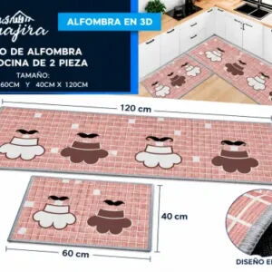 *Set de 2 alfombras para cocina 3D muchos modelos - 6/6