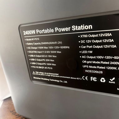 Generador eléctrico AFERIY 2400w - Img 124578212