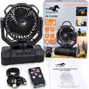 Ventilador Recargable F6 de 20000mAh - Img 57901769