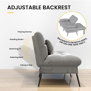 Vive el equilibrio perfecto entre comodidad y estilo! "Nuevamente sofá cama para dos personas, duerma plácidamente". - Img 102267630