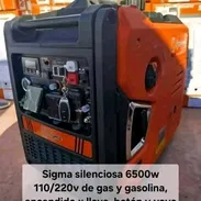 Planta eléctrica Sigma 6500w 110/220v inverter silenciosa dual fuel (gas butano y gasolina) Nueva en caja - Img 57236056
