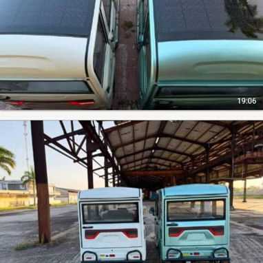 Triciclo con panel solar - 3/4