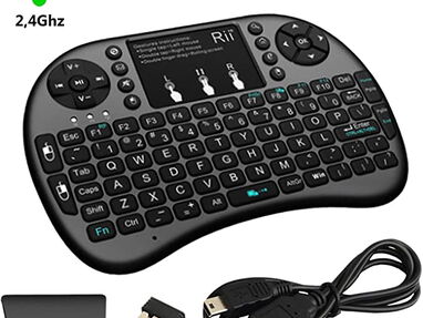 Mini teclado Retroiluminado inalámbrico con touchpad (ORIGINAL NEW) Rii i8+ -- 59103445 - Img main-image